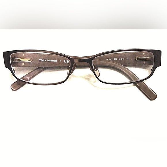 Tory Burch Eyeglasses Frame TY 1001 294 52–16-135 Gold Brown Full Rim - Picture 1 of 8